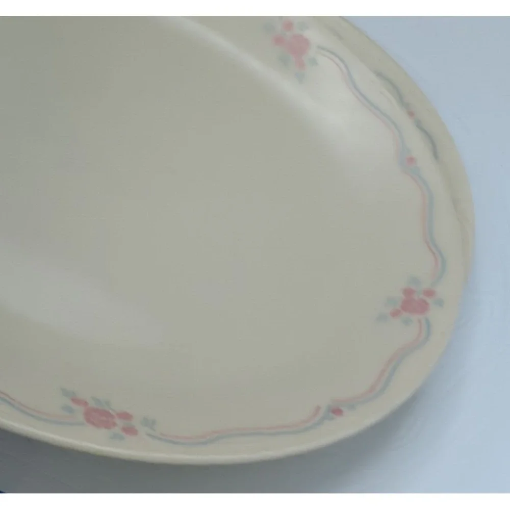Vintage‎ Corelle English Dinner Plates Pink Roses 10.5